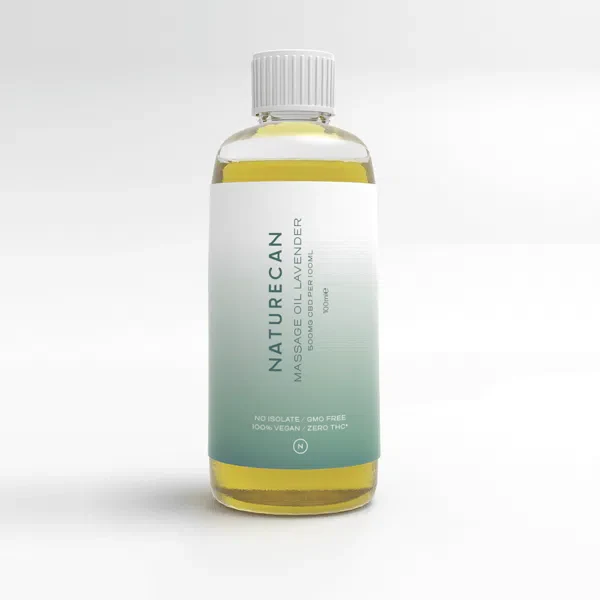 CBD Lavendel Massageolie