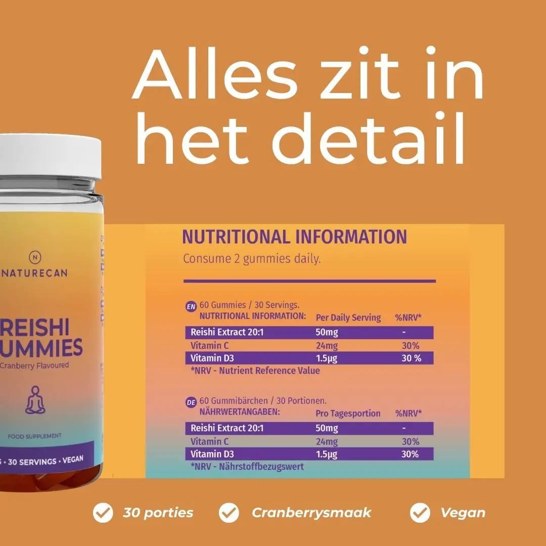 Reishi Paddenstoel Gummies - Image 3